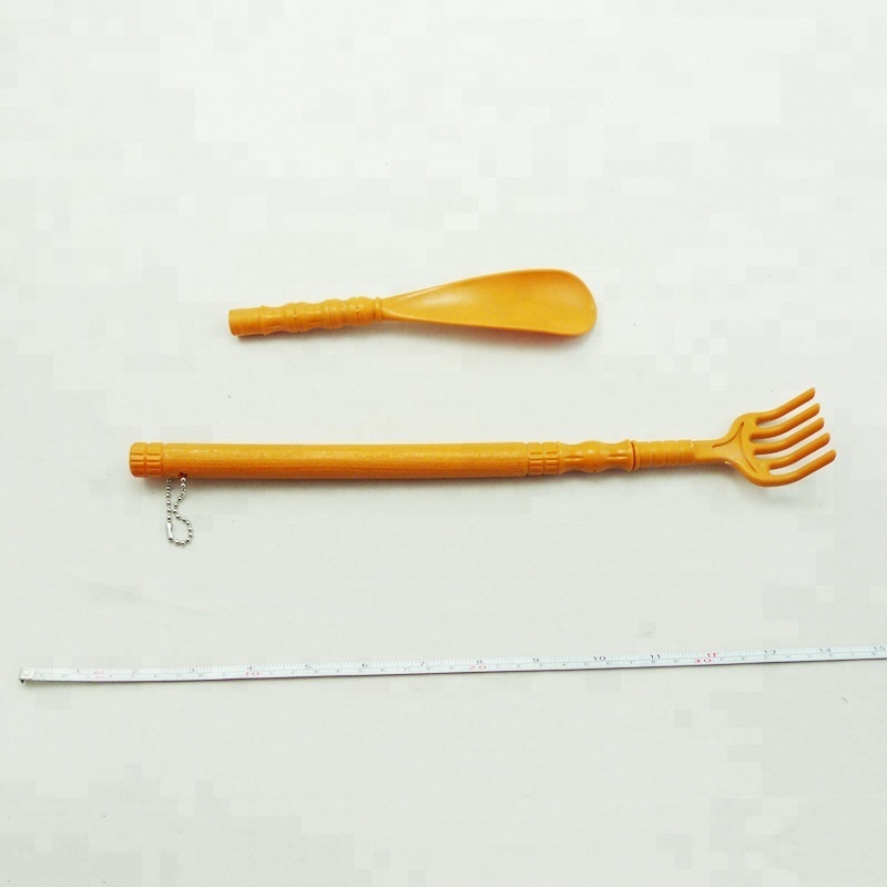 Plastic back scratcher and shoe horn promotion gift