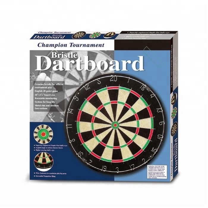 18 inch Professional portable custom sisal Bristle Dartboard