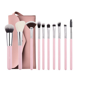 Luxury 15pcs  Make Up Brushes Pink Silvel Synthetic Vegan  Professional Makeup Brush Set Private Label Brochas De Maquill