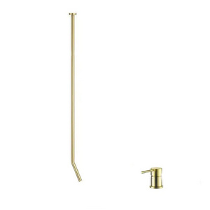 Luxury Ceiling Mounted Install Pipe Faucet Deck mounted single handle Washroom bathroom Gold Stainless Steel 304 Tap Mixer