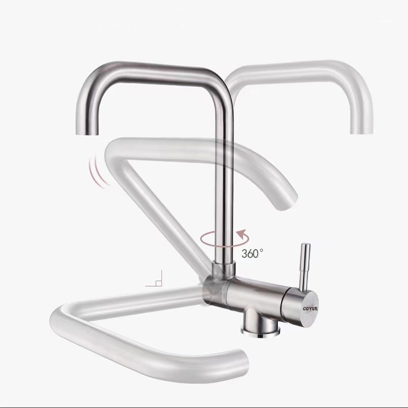 Mini Small Faucet RV Caravan Sink Faucet Folding Kitchen Sink Tap Cold Hot water Mixer Single Handle Grifo Bar Sink Faucet