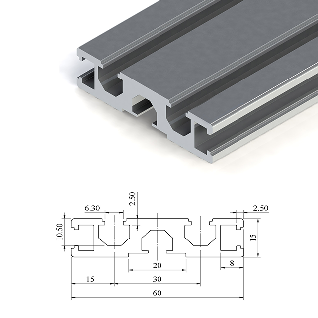 cnc t slot table aluminum profile 1080 tslot Extruded Aluminum T Slot