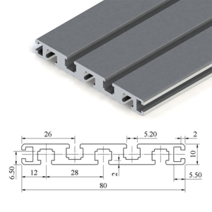 cnc t slot table aluminum profile 1080 tslot Extruded Aluminum T Slot