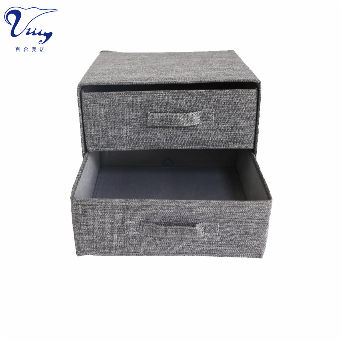 3-Drawer Fabric Dresser Storage Tower 3-Tier Organizer Unit Storage Chest Cabinet for Bedroom, Hallway, Closet, Office Furniture