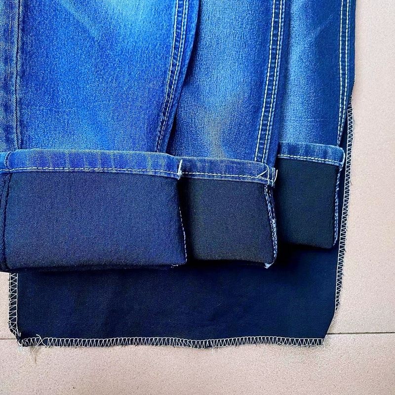 Cotton polyester spandex denim fabric for clothing