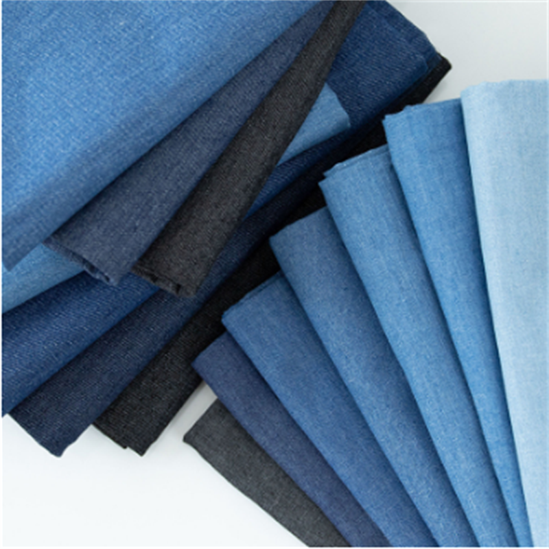 Cotton polyester spandex denim fabric for clothing