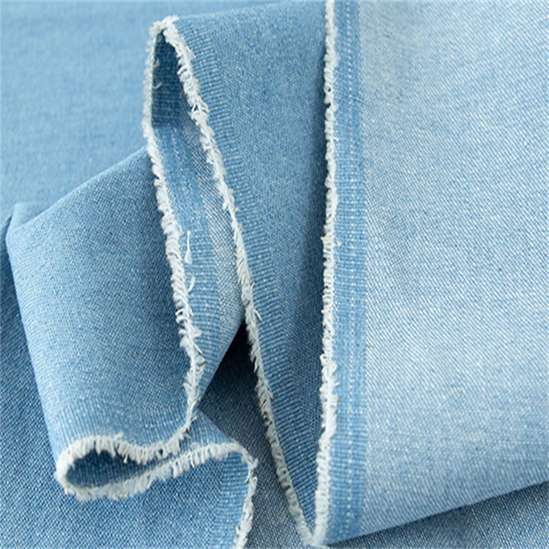 Cotton polyester spandex denim fabric for clothing