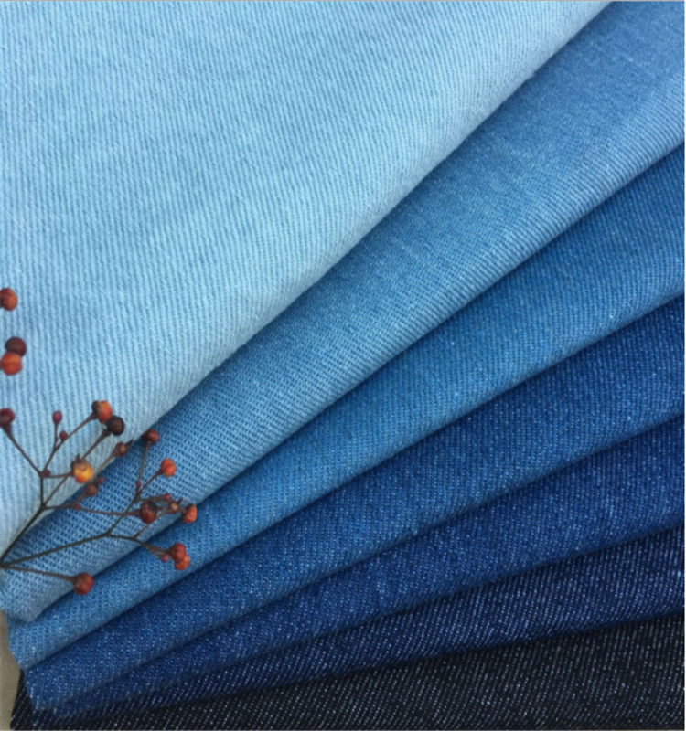 wholesale kain 100% cotton denim jeans fabric roll