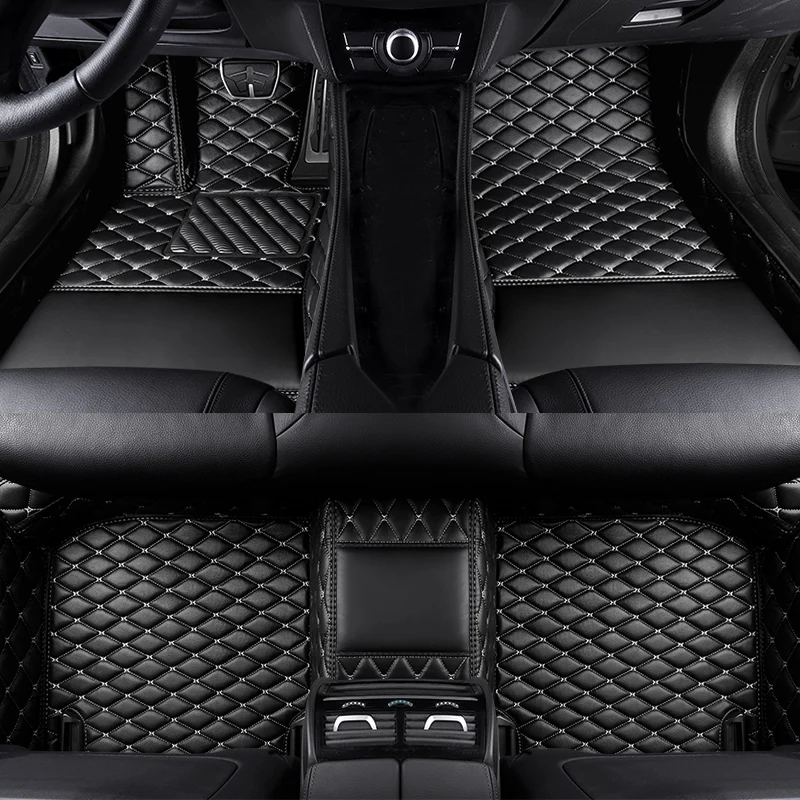 PU Leather 3D Luxury Customized Car Floor Mat for Porsche Macan 2014-2023 Boxster 2012-2017 2004-2011 Car Interior Accessories