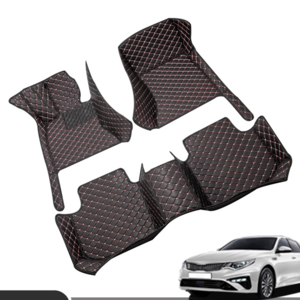 High Quality Interior Accessories 3D Leather Car Floor Mats Auto Floor Mats for KIA Optima K5 2011-2015 Sports Anti-slip 10 Sets