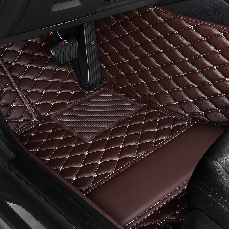 PU Leather 3D Luxury Customized Car Floor Mat for Porsche Macan 2014-2023 Boxster 2012-2017 2004-2011 Car Interior Accessories