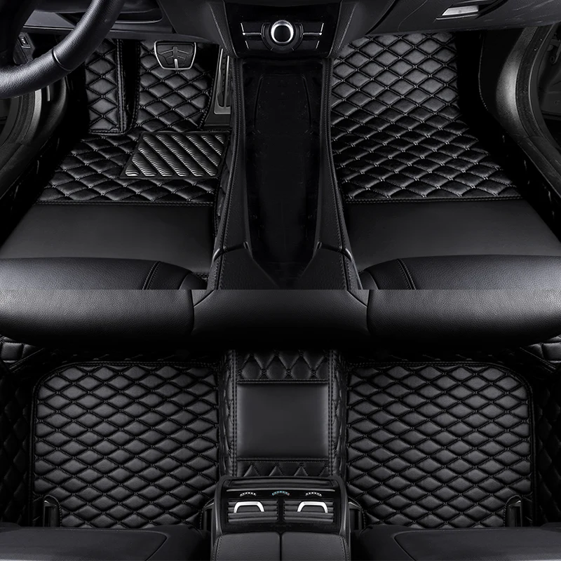 PU Leather 3D Luxury Customized Car Floor Mat for Porsche Macan 2014-2023 Boxster 2012-2017 2004-2011 Car Interior Accessories