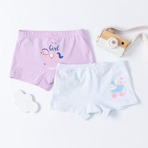 Hot Sale Cotton Comfortable Breathable Girls Panties Custom Children Kids Underwear for Women 100% Cotton Everyday Mid-rise /