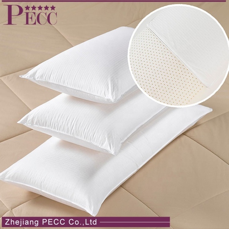 Luxury bedding all season white good quality polyester pillow