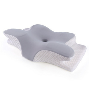 Ergonomic Orthopedic Neck Support Pillow Contour Memory Foam Pillow Cervical Pillow for Neck Pain Relief