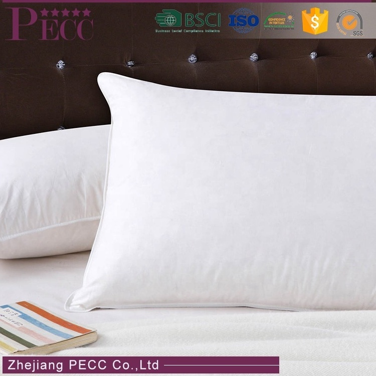 Luxury bedding all season white good quality polyester pillow