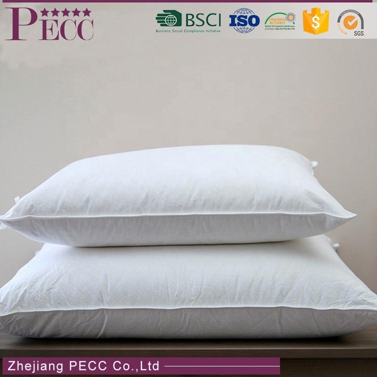 Luxury bedding all season white good quality polyester pillow