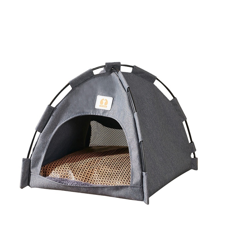 Outdoor Portable Elevated Wrought Pet Camp Dog Bed Covers Waterproof Pet Bed Camping