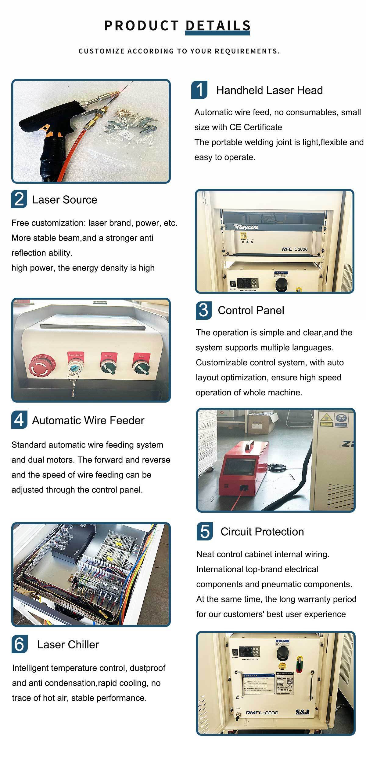 3 In 1 Handheld Fiber Laser Welding Cleaning Cutting Machine 1500w 2000w Metal Laser Welder Cleaner Cutter