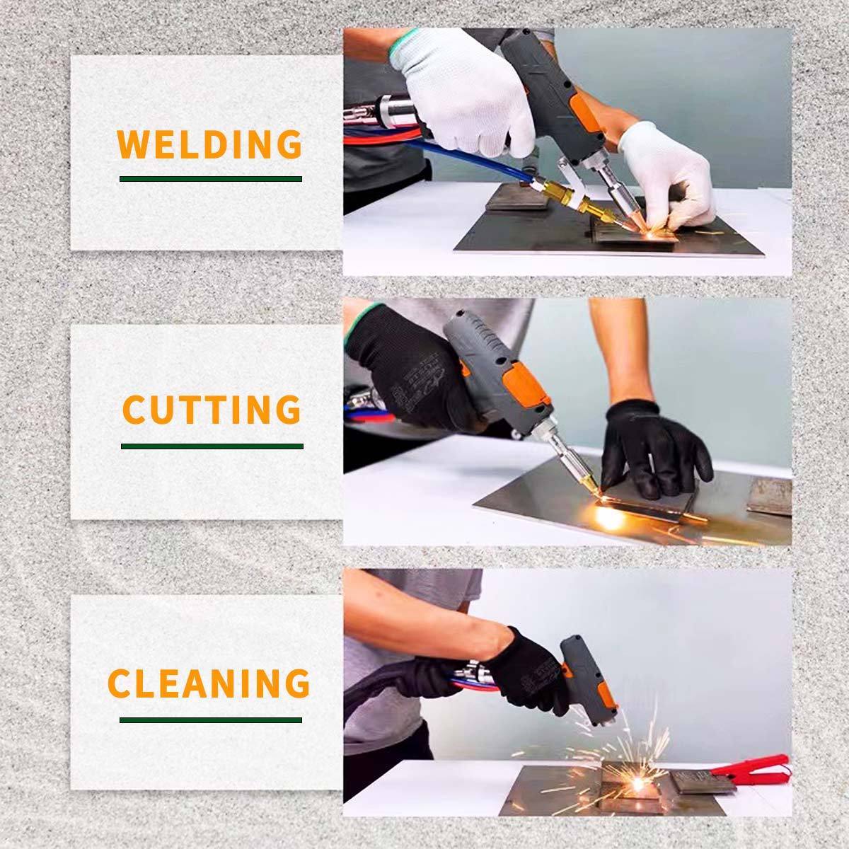 3 In 1 Handheld Fiber Laser Welding Cleaning Cutting Machine 1500w 2000w Metal Laser Welder Cleaner Cutter