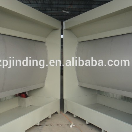 ce approved paint booth with water curtain spraying booth