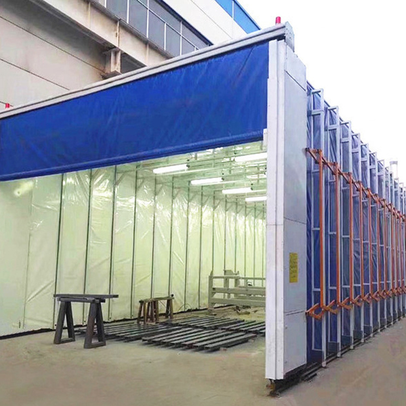 New CE certified retractable spray paint room better quality spray booth