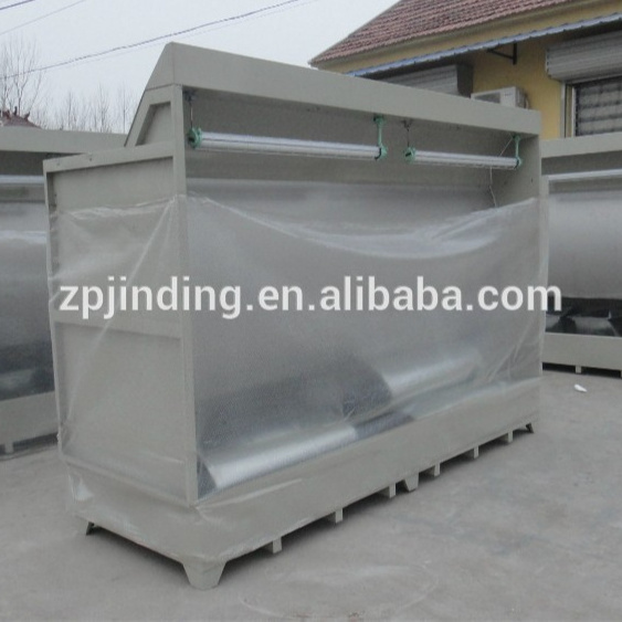 ce approved paint booth with water curtain spraying booth