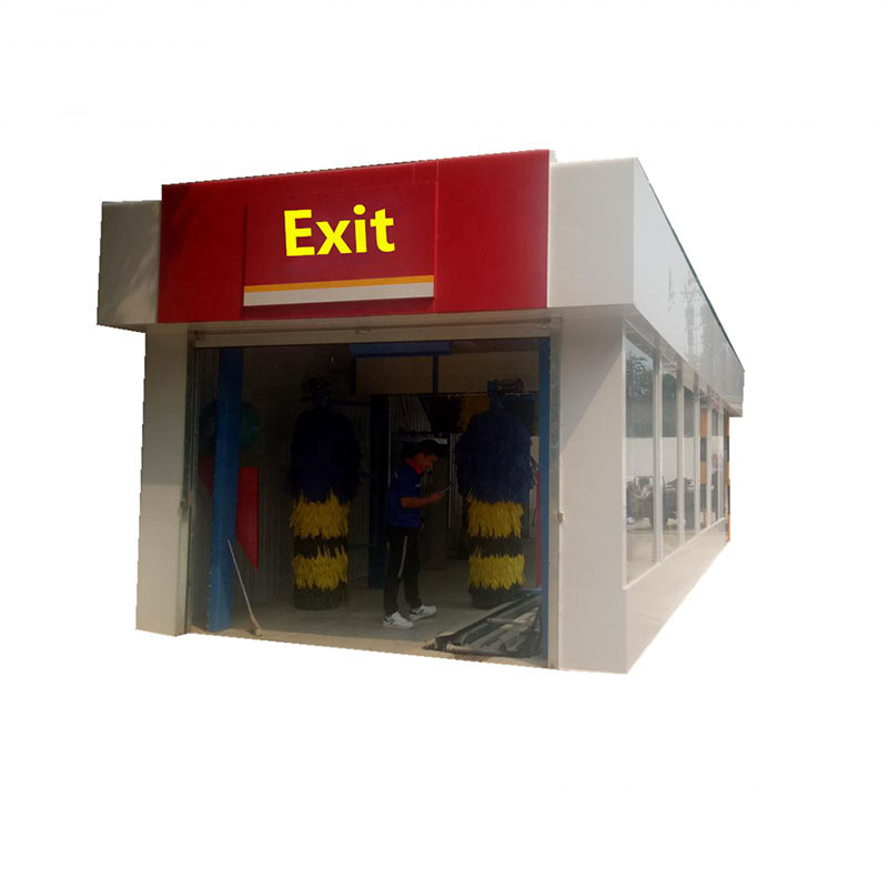 China automatic  self service  tunnel 9-brush car wash machine equipment for sale