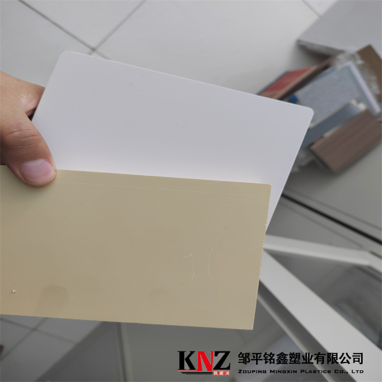 Mingxin construction material 5mm 30mm high quality cabinet cut rigid surface 8mm pvc panel