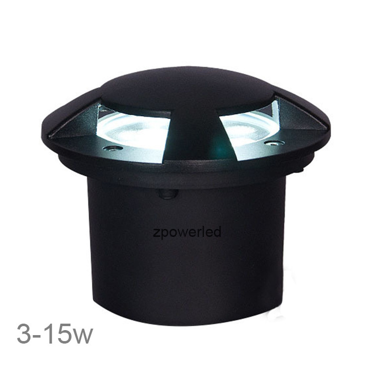 Four beam surface 12w 15w inground recessed led buried lights for driveway