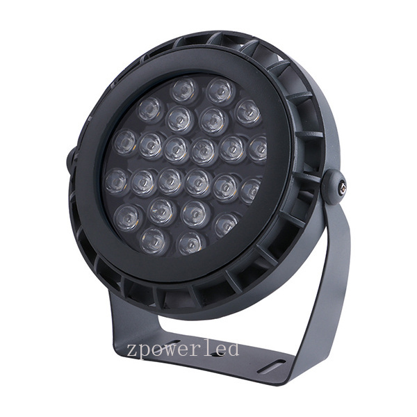 Custom color mode 18w floodlight ip65 waterproof dmx rgb outdoor led flood light