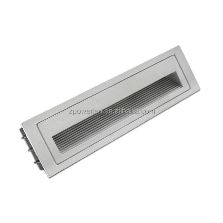 Indoor Outdoor LED Wall Lamp Footlight Aluminum Recessed Wall Corner Light 6W Corridor Step Stair Light