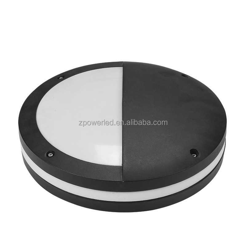 Round IP65 Aluminum SMD Outdoor Bulkhead Wall Light E27 Lamp Surface Mounted LED Ceiling Bulkhead Light