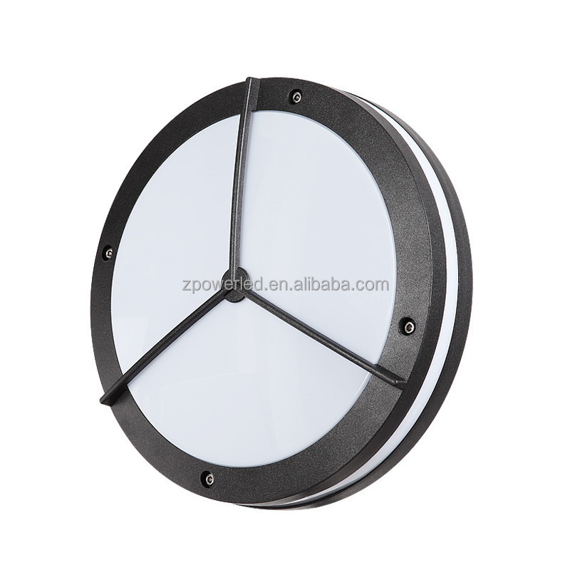 Round IP65 Aluminum SMD Outdoor Bulkhead Wall Light E27 Lamp Surface Mounted LED Ceiling Bulkhead Light