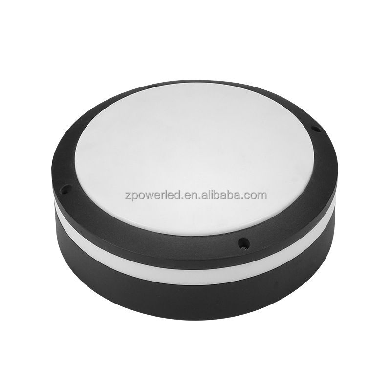 Round IP65 Aluminum SMD Outdoor Bulkhead Wall Light E27 Lamp Surface Mounted LED Ceiling Bulkhead Light