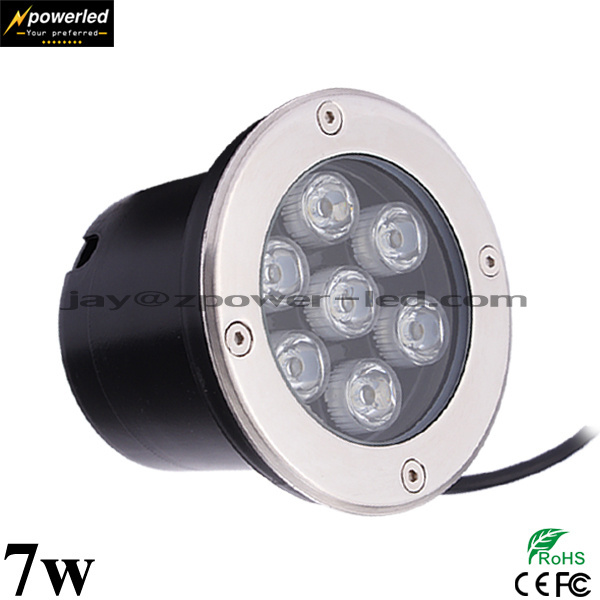 7w IP67 outdoor mounted floor led ground buried light