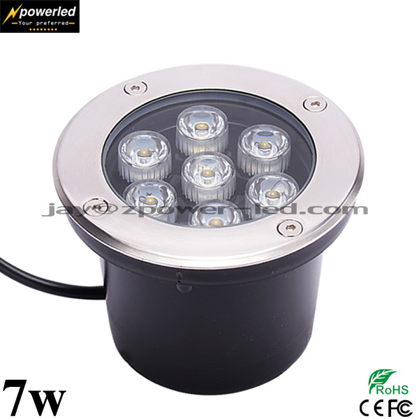 7w IP67 outdoor mounted floor led ground buried light