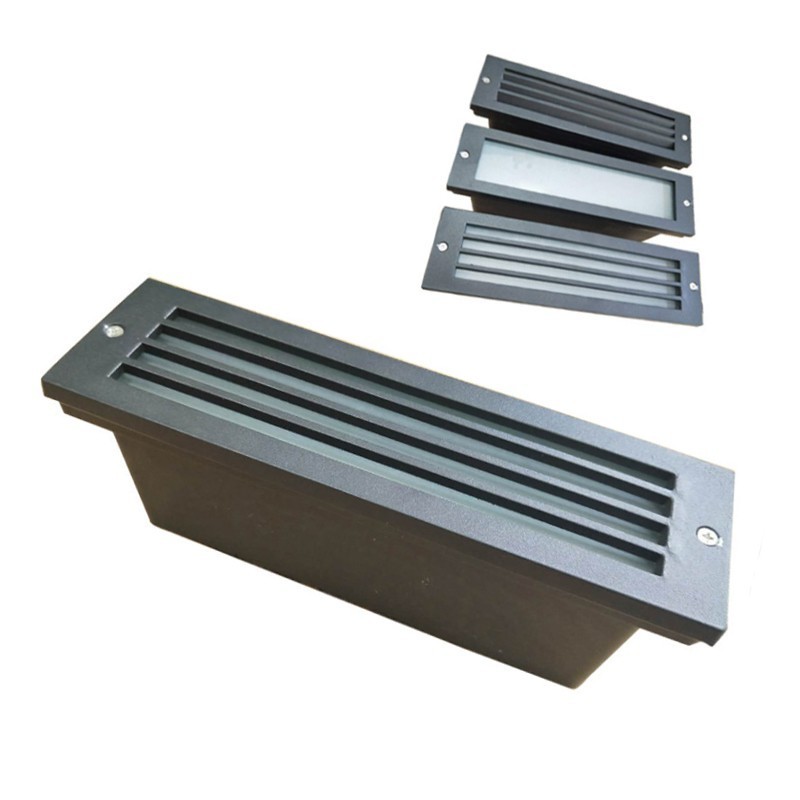 Project Outdoor Waterproof IP65 Aluminum Housing Recessed SMD 8w LED Step Stair Light