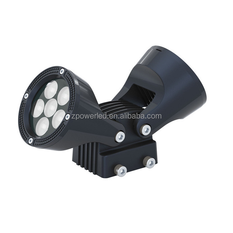 Double Heads Up and Down Adjustable Angle Wall Mounted Outdoor IP65 12W 24W AC220V LED Flood Spotlight