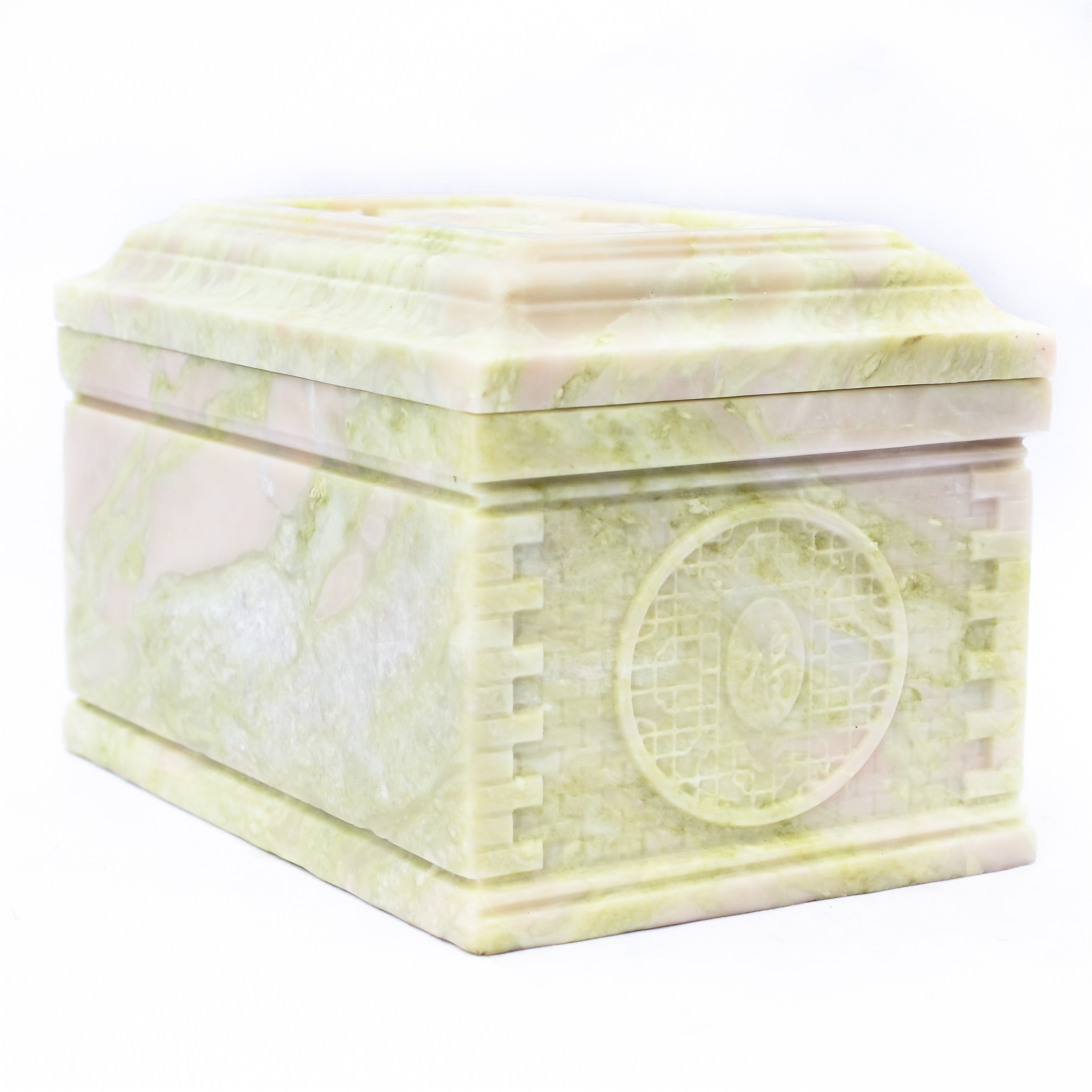 Wholesale sublimation white jar adult commemorative ceramic cremation pet urn