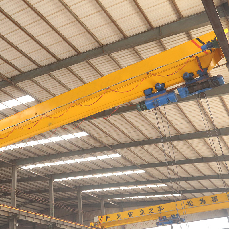 Free Standing Track Hanging Bridge Overhead Crane New Product Provided 7.5m-31.5m 2 5 10 Ton Single Beam Bridge Engine Crane 2 T