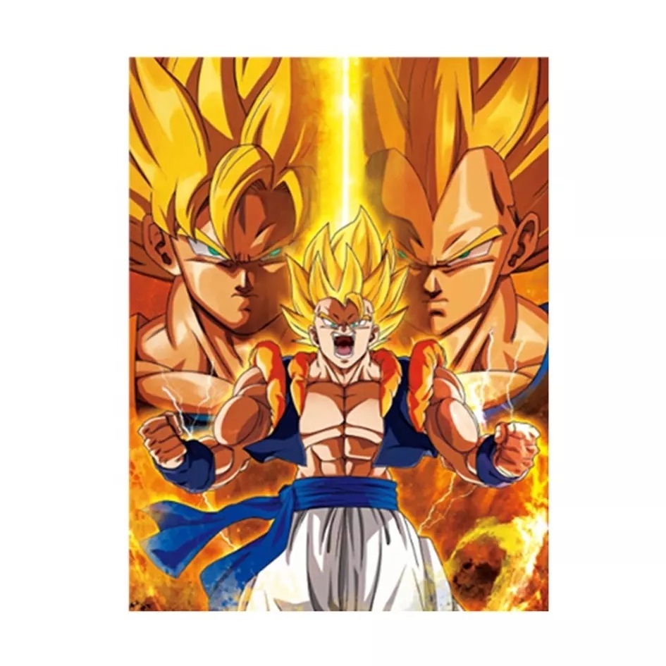 New Designs Dragon Ball Posters 3D Lenticular Printings 3D Anime Flip Effect Pictures 3D Anime Motion Posters for Wall