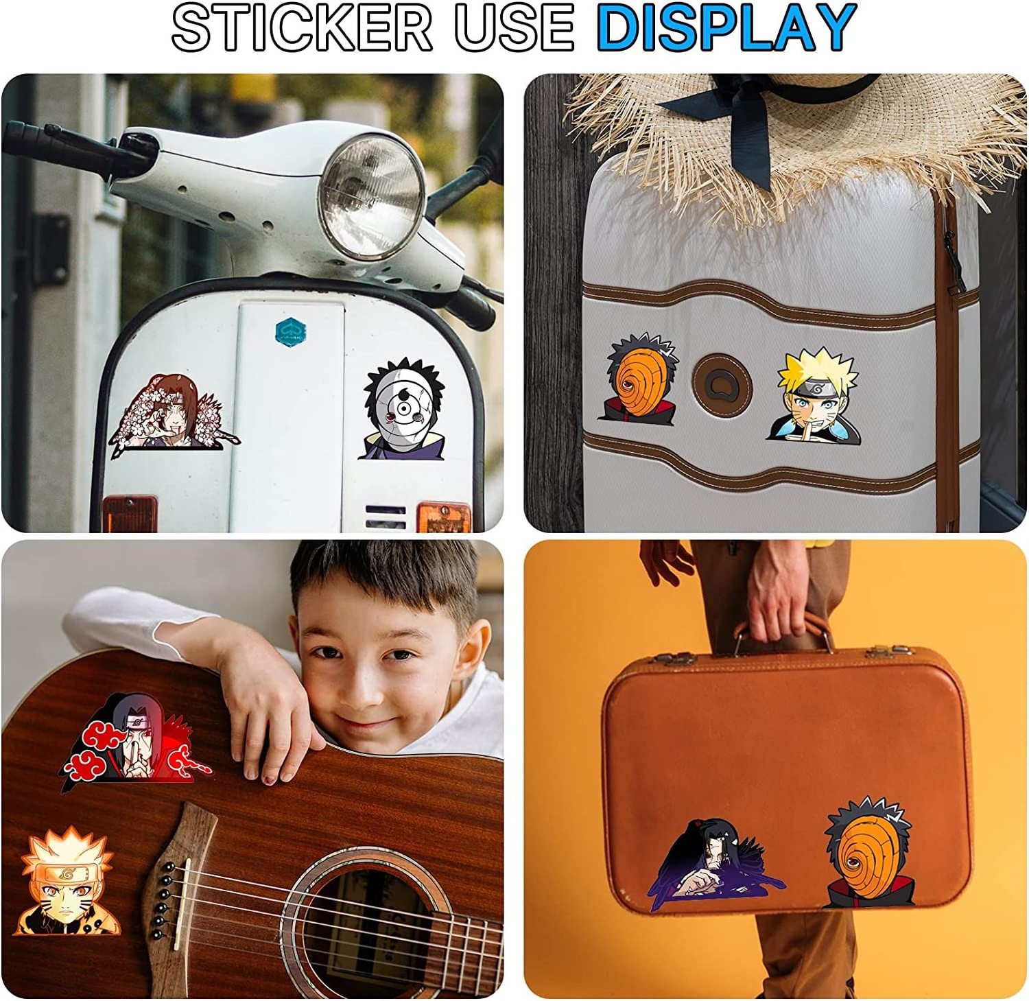 1000 Designs OP Changing Stickers Anime Motion Stickers 3D Luffy Self-adhesive Decals 3D Lenticular Anime Motion Car Stickers