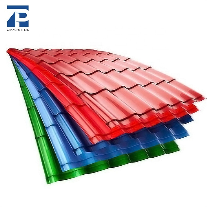 PPGI Aluminum Metal Galvanized Corrugated Steel Roofing Sheets