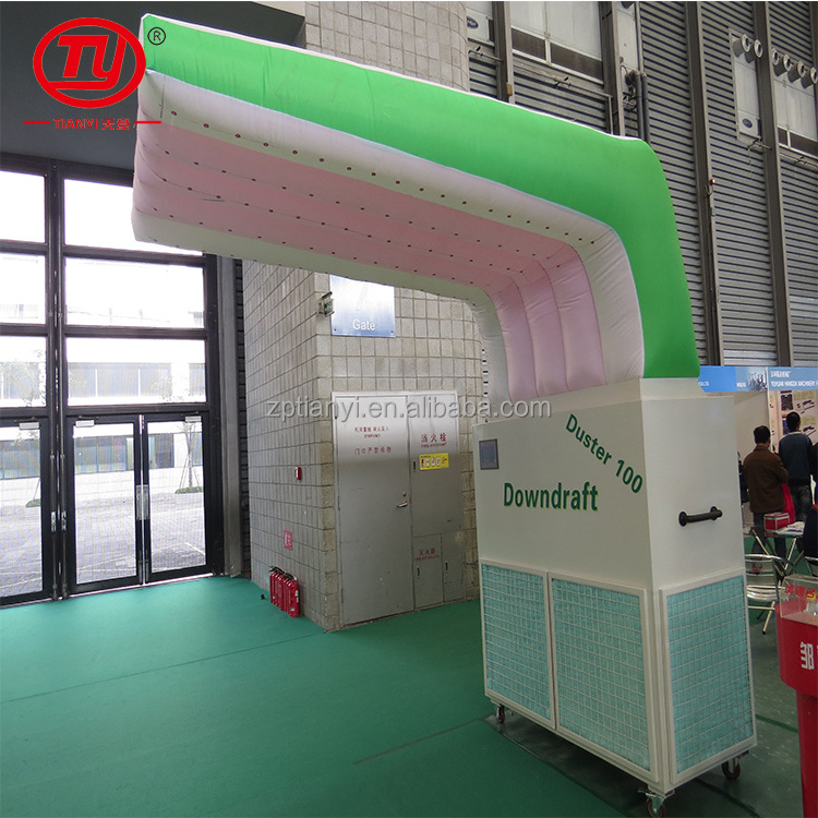 Pressed Air Downdraft Auto Body Dust Collecting Painting Booth