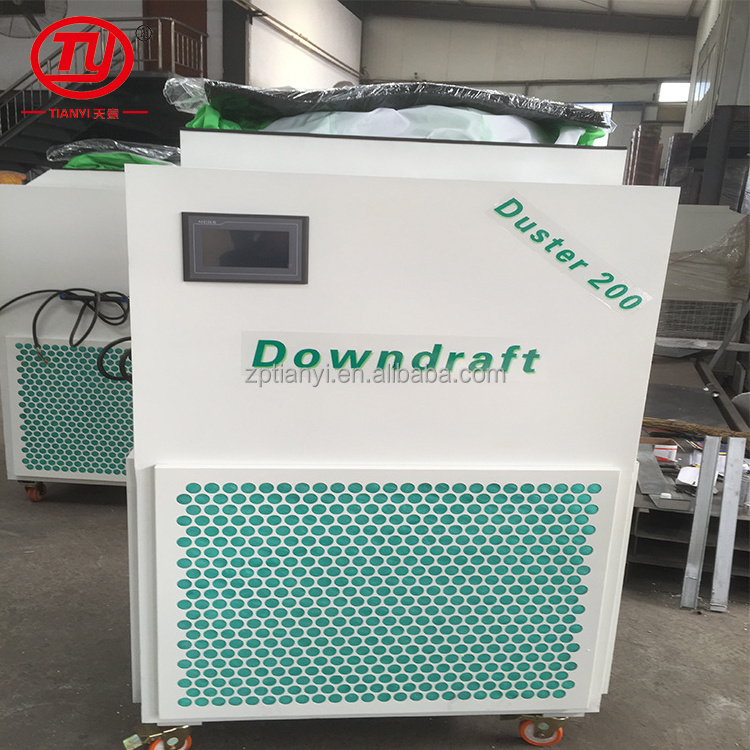 Pressed Air Downdraft Auto Body Dust Collecting Painting Booth