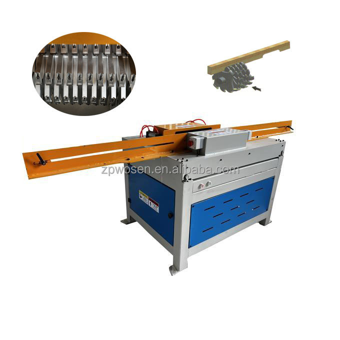 electric wooden pallet grooving America type pallets notcher wood tongue and groove machine