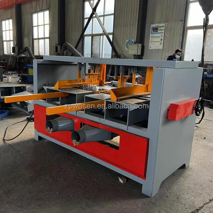 pallet stringer notcher wood pallet slotting groove cutting machine