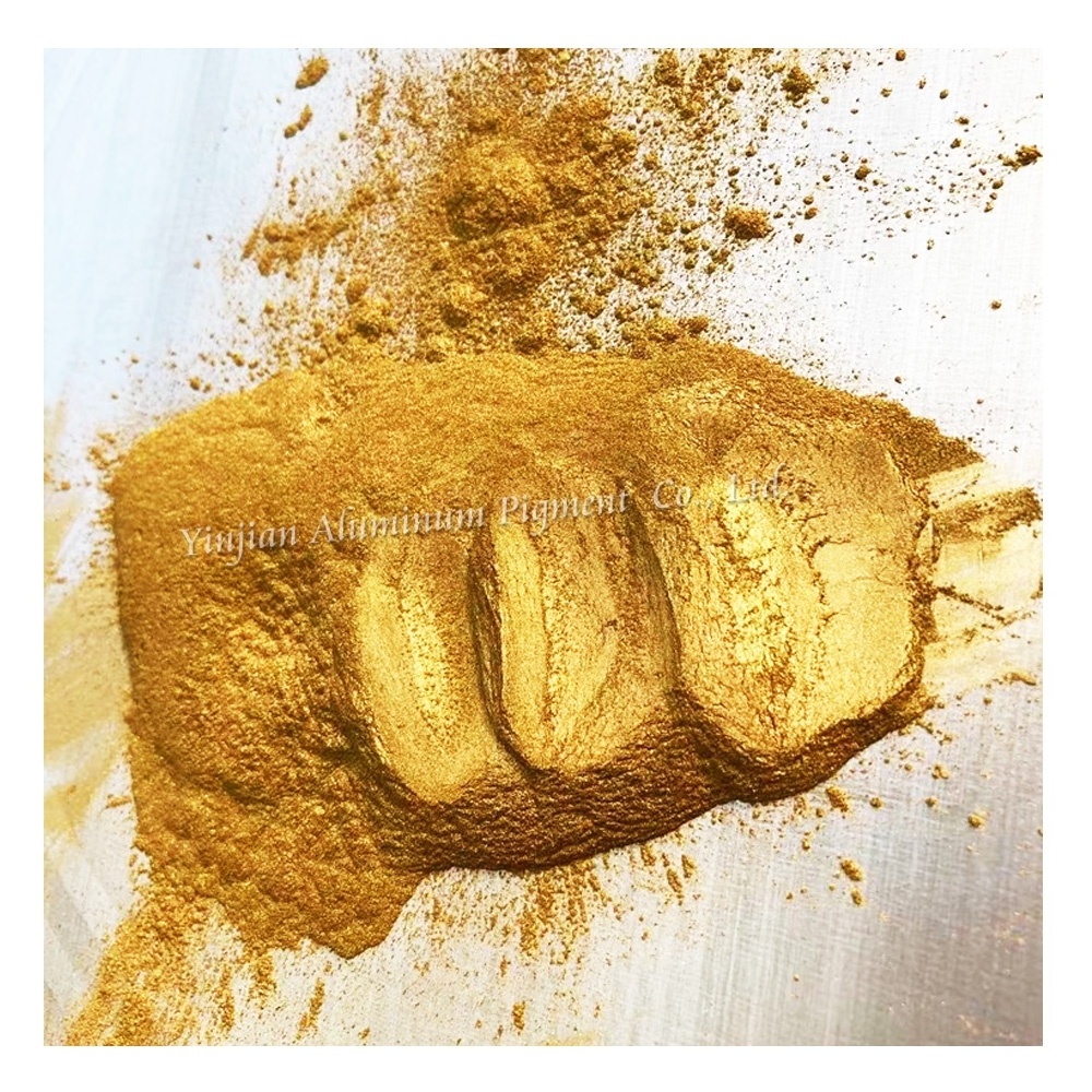 Leafing flake bronze powder rich pale gold powder copper for coating