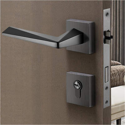 Light Luxury Fashion Split Room Door Lock Zinc Alloy Silent Door Lock